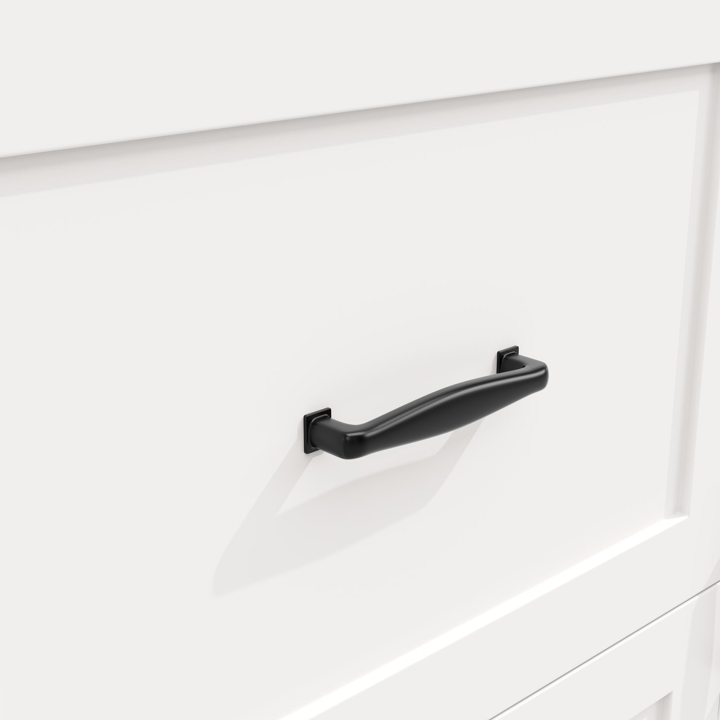Keukeneiland – Keukentrolley – Keukenkast – Buffetkast – Serveerwagen – 5 Laden – Verstelbare Legplanken – Glazen Deuren – Houten Werkblad – Wieltjes – Wit – 140x40(63,5)x95 cm