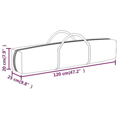 Partytent – Tuin Tent – Feesttent – Opvouwbare Tent – Buitentent – 3x6 Meter – Waterafstotend Metaal Frame – Zonder Elektriciteit - Wit