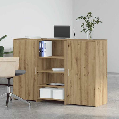 Receptiebalie – Balie – Ontvangstbalie – Baliesysteem – Balie Meubel – Massief Eikenhout – Ruim Werkblad 155x50 cm
