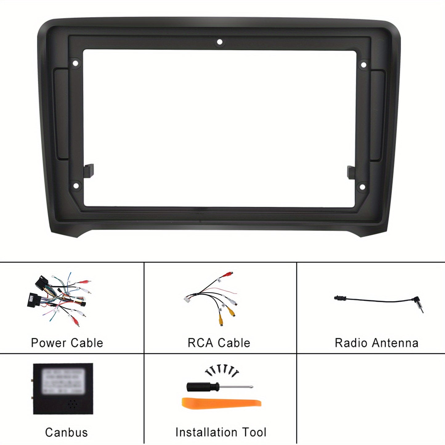 [8 CORE 4G+64G] Car Radio for Audi TT 2008-2014, 22.86 cm 2 DIN Touchscreen with Wireless Carplay/ Android Auto, B/ T GPS WiFi 59UI DSP RDS Mic Reversing Camera