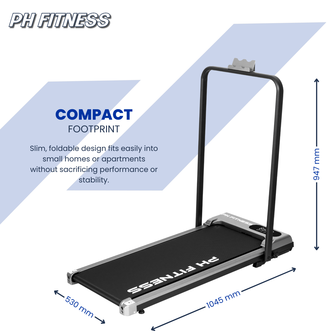 Loopband – Wandelband – Hardloopband – Treadmill – Walking Pad – Inklapbaar Design – 1,3 PK Motor & Bluetooth Connectiviteit