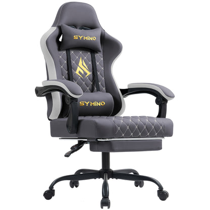 Gamestoel – Gaming Chair – Bureaustoel – Computerstoel – Office Chair – Ergonomisch Design – Verstelbare Voetensteun