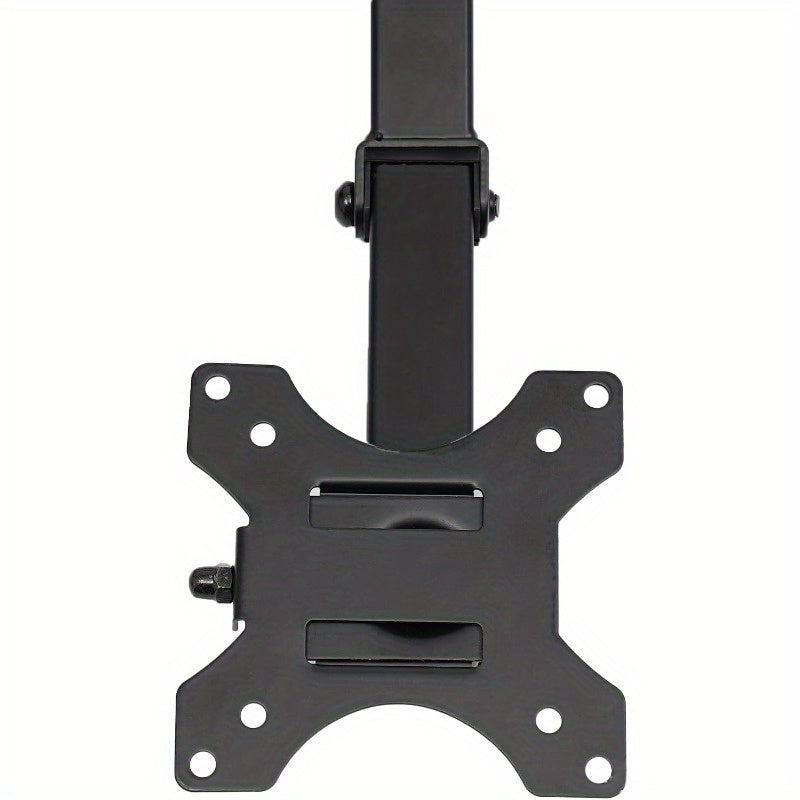 Monitorarm – Monitorbeugel – Monitorstandaard – Monitorhouder – Multi-screen Mount – Voor 4 Schermen 10-27 Inch – Verstelbaar 0-40 cm Hoogte – Robuust Koudgewalst Staal Zwart