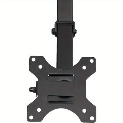 Monitorarm – Monitorbeugel – Monitorstandaard – Monitorhouder – Multi-screen Mount – Voor 4 Schermen 10-27 Inch – Verstelbaar 0-40 cm Hoogte – Robuust Koudgewalst Staal Zwart
