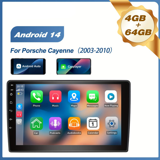 Autoradio – Car Stereo – Multimedia Speler – Auto Radio – 2-DIN – 9 Inch IPS Touchscreen – Android 14 – Draadloos Apple CarPlay & Android Auto
