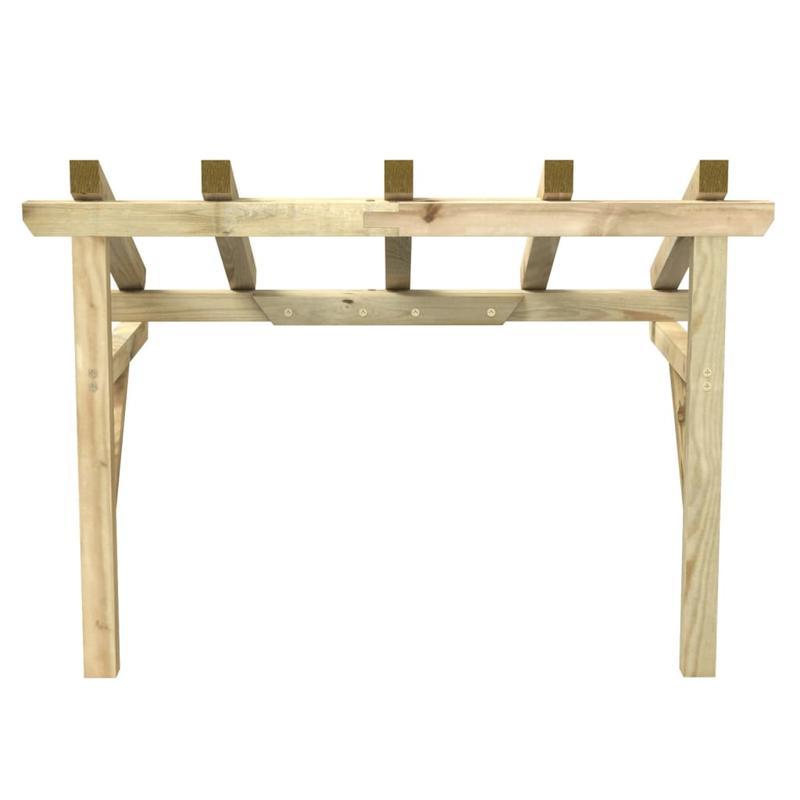 Kweekkast – Kweekbak – Broeikas – Kweektent – Kweekhuis – Massief Grenenhout – 150x100x100 cm – Weerbestendig Groen