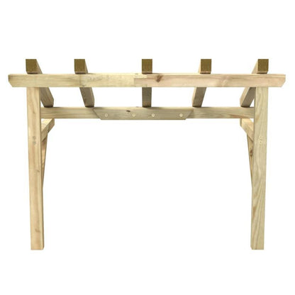 Kweekkast – Kweekbak – Broeikas – Kweektent – Kweekhuis – Massief Grenenhout – 150x100x100 cm – Weerbestendig Groen