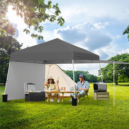 Pop-Up Paviljoen – Tuin Overkapping – Partytent – Vouwtent – Buitentent – UV Bescherming 50+ – Verstelbare Hoogte 3x4m Grijs