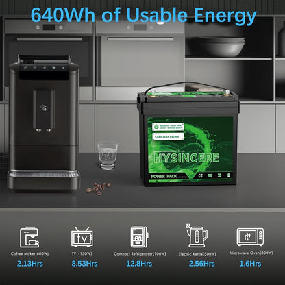 12,8V LiFePO4 Accu – Lithium Accu – Camper Accu – Noodaccu – Solar Accu – 2-Pack 50Ah – 50A BMS Bescherming – Meer Dan 3000 Levenscycli