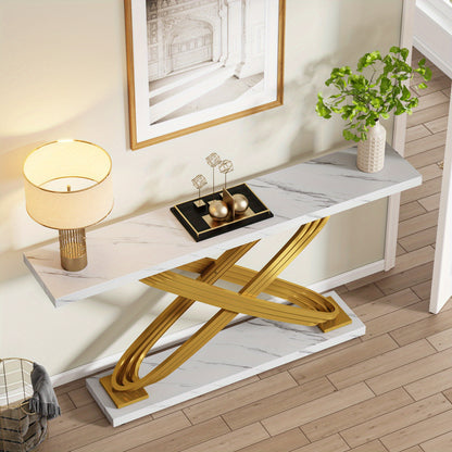 Sidetable – Sidetable Smal – Haltafel – Bijzettafel – Sofa Tafel – Ruimtebesparend Ontwerp – Duurzaam Hardhouten Onderstel