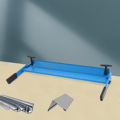 Handmatige Metaalbuigmachine – Metaalbuiger – Plaatbuiger – Buigmachine – Metaalbender – Blauw – Instelbare Buighoek 0-120° – 630 mm Werkbreedte – Q235 Koolstofstaal – Veilig Afgeronde Randen