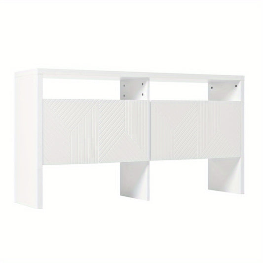 Dressoir – Sideboard – Kast – Opbergmeubel – Kastenmeubel – Modern Wit – MDF Constructie – 2 Open Planken & 4 Deuren