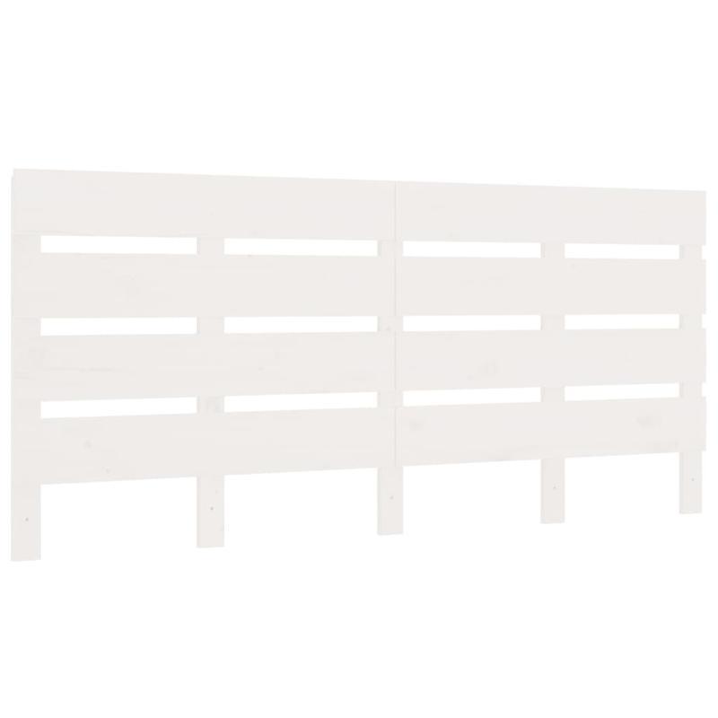 Bedframe – Ledikant – Slaapkamerset – Houten Bed – Grenen Bed – Massief Grenenhout – Wit – 180x200 cm – Stevig & Duurzaam