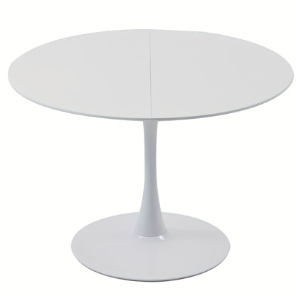 Eettafel – Ronde Tafel – Split Tafel – Join Tafel – Moderne Eettafel – Wit Tulip Design – Compact – Duurzaam Engeneered Wood