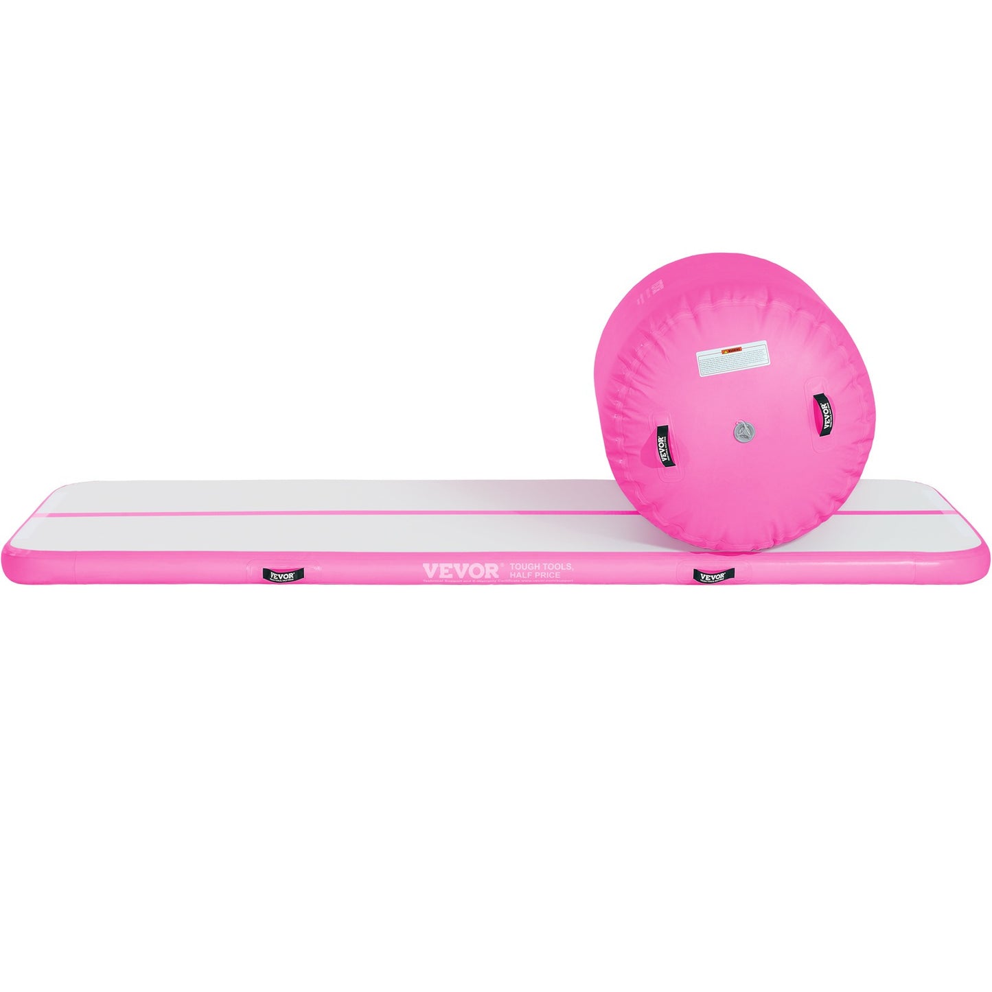 Air Track Set – Opblaasbare Gymmat – Turnmat – Trainingsmat – Gymnastiekmat – 2-delige Set – PVC Materiaal – Inclusief Elektrische Pomp