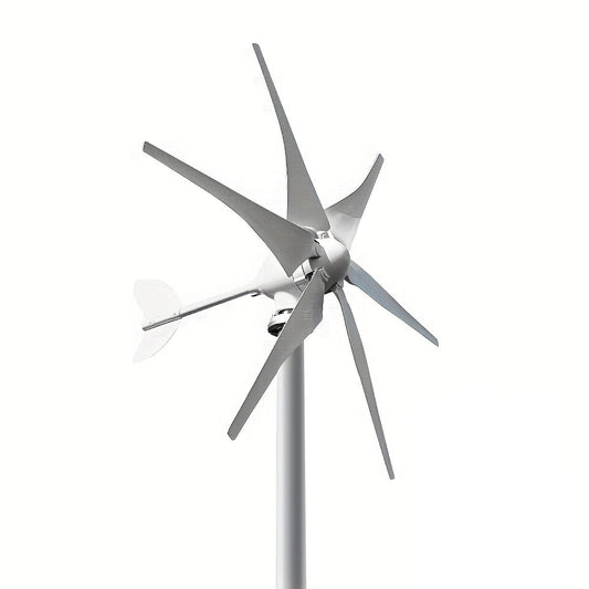 Windturbine – Windmolen – Windgenerator – Draagbare Generator – Alternatieve Energie – 1200W Vermogen – Robuust Metallic Ontwerp