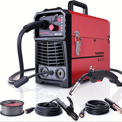 MIG 140 Lasmachine – MIG Lasmachine – Lasapparaat – Metaallasmachine – Elektrode Lasapparaat – 230V Plug & Play – Compact Lichtgewicht Design