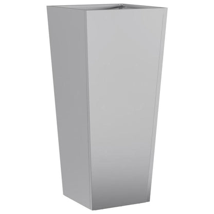 Bloemenrek – Plantenrek – Bloemenstandaard – Plantentafel – Plantenhouder – Gegalvaniseerd Staal – Weerbestendig – Set Van 2 – 35x35x75 cm