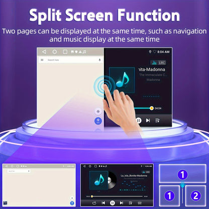 Autoplayer MP5 – Autoradio – Carplayer – Multimedia Speler – Touchscreen – 9 Inch HD Scherm – Draadloos CarPlay & Android Auto – GPS Navigatie & Bluetooth