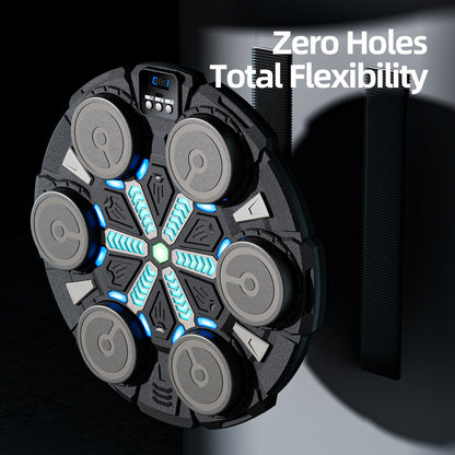 Boksbal speelgoed – Boksmachine – Bokstrainer – Reflexbal – Boksset – Met Bluetooth muziek – Digitale LED-score – Inclusief 2 paar bokshandschoenen