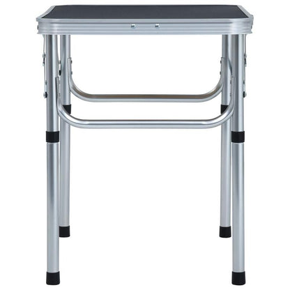 Compact Opvouwbaar Tafeltje – Kampeertafel - Reis Tafeltje – Kampeertafeltje – Campingtafel - Picknicktafeltje – Lichtgewicht – Aluminium Met MDF – Compact Formaat