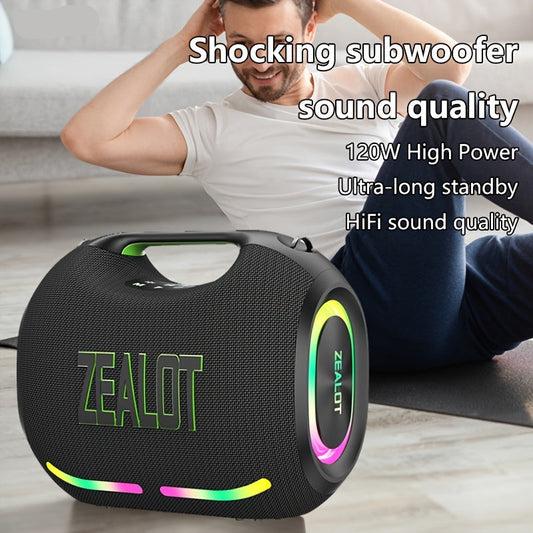 Draagbare Draadloze Speaker – Bluetooth Speaker – Portable Speaker – Outdoor Speaker – Party Speaker – Zwart – 36 Uur Speeltijd – IPX5 Waterbestendig
