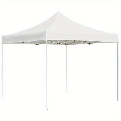 Vouwwand – Partytent Zijwand – Opvouwbare Tentwand – Evenementenwand – Tuinfeest Scherm – Wit – 2x2 Meter – Waterdicht Aluminium Frame – Ritssluiting