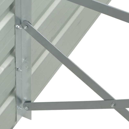 Bloemenrek – Plantenrek – Bloemenbak – Plantentafel – Plantenstandaard – Gegalvaniseerd Staal – 600x80x45 cm – Weerbestendig Grijs