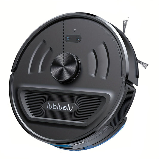 Lubluelu L20 Robot Vacuum and Mop 5500Pa, 3in 1 Robotic Vacuum Cleaner, Smart Mapping, 30 No-go Zones, WiFi/App/Alexa, for Home Carpet Pet Hair Hard Floor