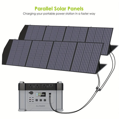 Zonnepaneel – Opvouwbaar Zonnepaneel – Solar Panel – Zonne-energie Paneel – Camping Zonnepaneel – 200W Vermogen – Lichtgewicht & Draagbaar