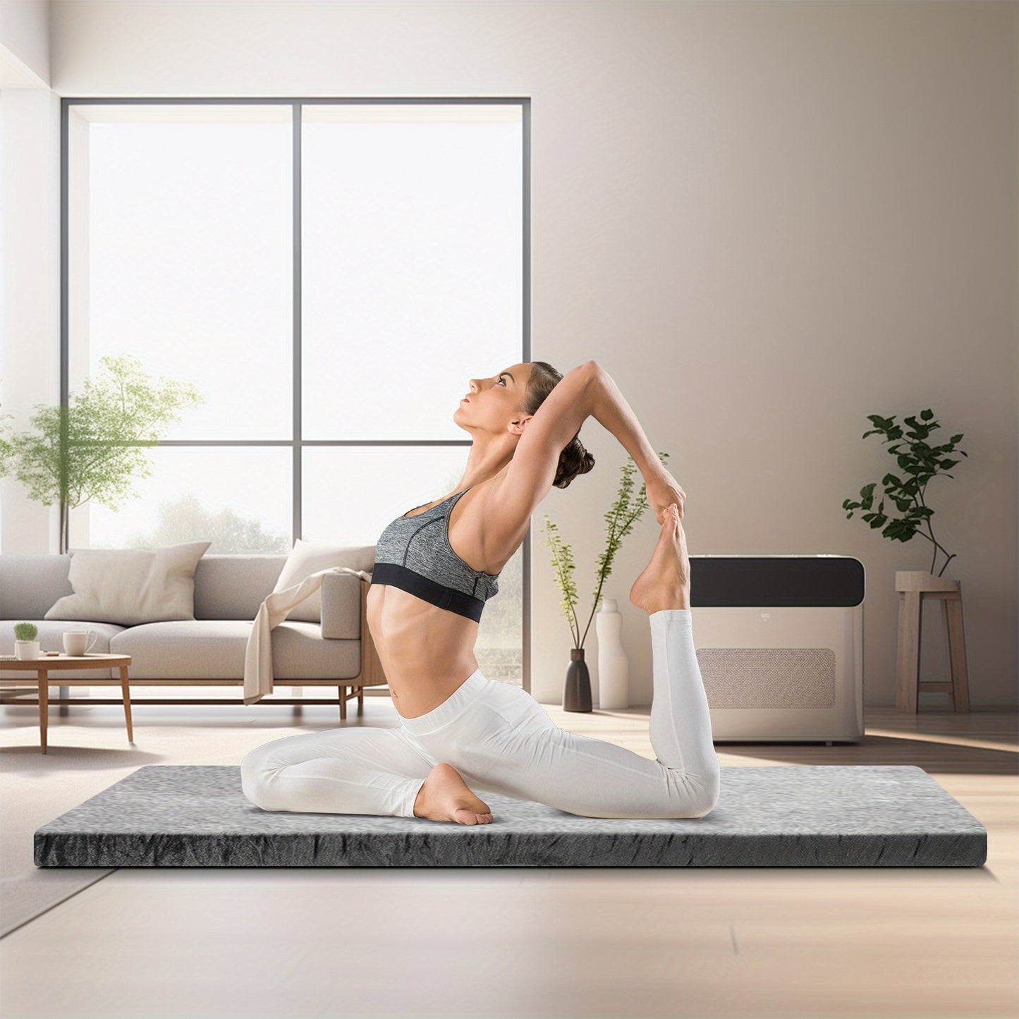 Campingmatras – Slaapmat – Luchtbed – Logeermatras – Yogamat – Extra Dik Memory Foam – Waterdicht Met Antislip Bodem