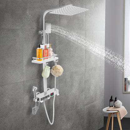 Doucheset – Regendouche – Thermostaatkraan – Handdouche – Badkraan – Thermostatische Temperatuurregeling – Roestvrij Staal
