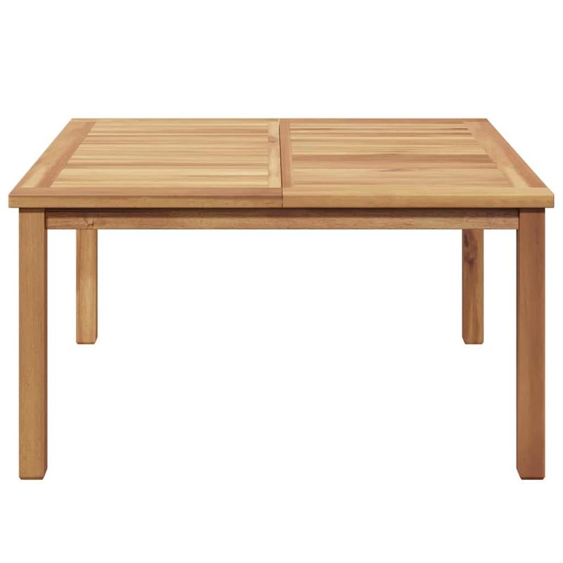 Coffee Table Bruin 85 X 85 X 45 Cm Solid Teak Wood Practical, Removable, Suitable for All Seasons