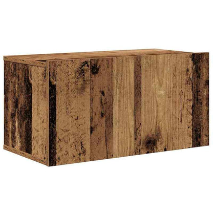 Tv-meubel – Tv-meubelset – TV-kast – Opbergmeubel – Woonkamermeubel – Oud Hout Bruin – 5-delig – Bewerkt Hardhout – Ruime Opbergruimte – Modern Minimalistisch Design