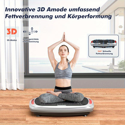 Vibratieplaat – Trilmachine – Balance Board – Fitnessplaat – Trainingsapparaat – 300W Motor – 120 Snelheidsniveaus Touchbediening