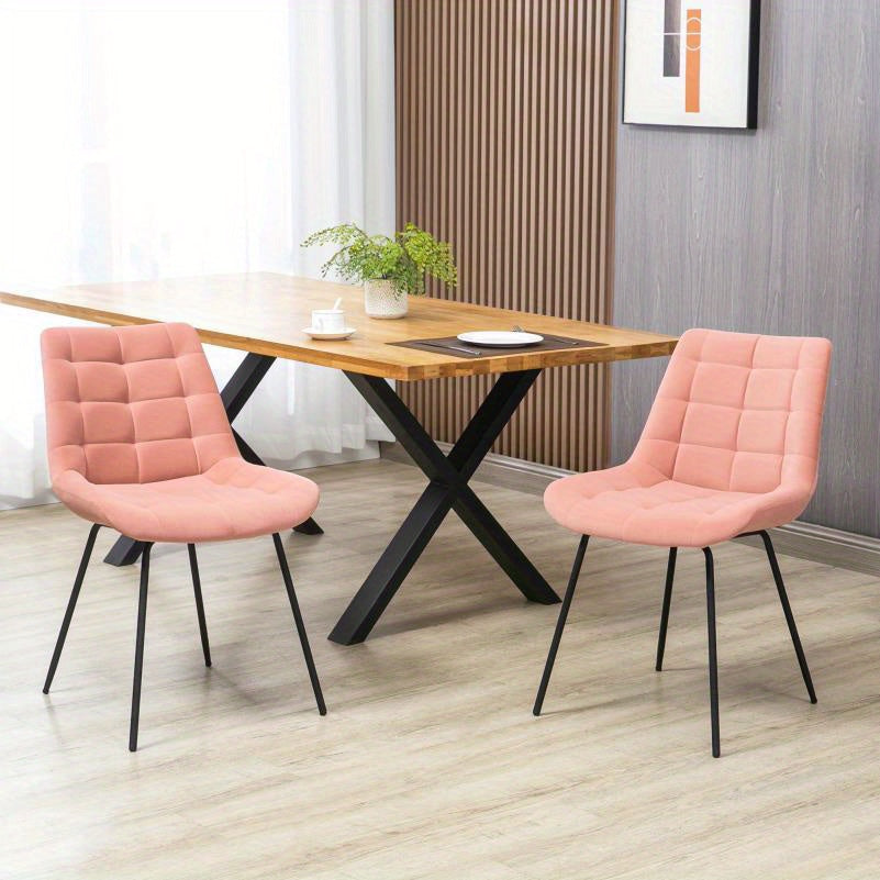 Eetkamerstoelen – Stoelen – Kuipstoelen – Woonkamerstoelen – Keukenstoelen – Vintage Design – Velvet Bekleding – Metalen Poten – Comfortabele Rugleuning