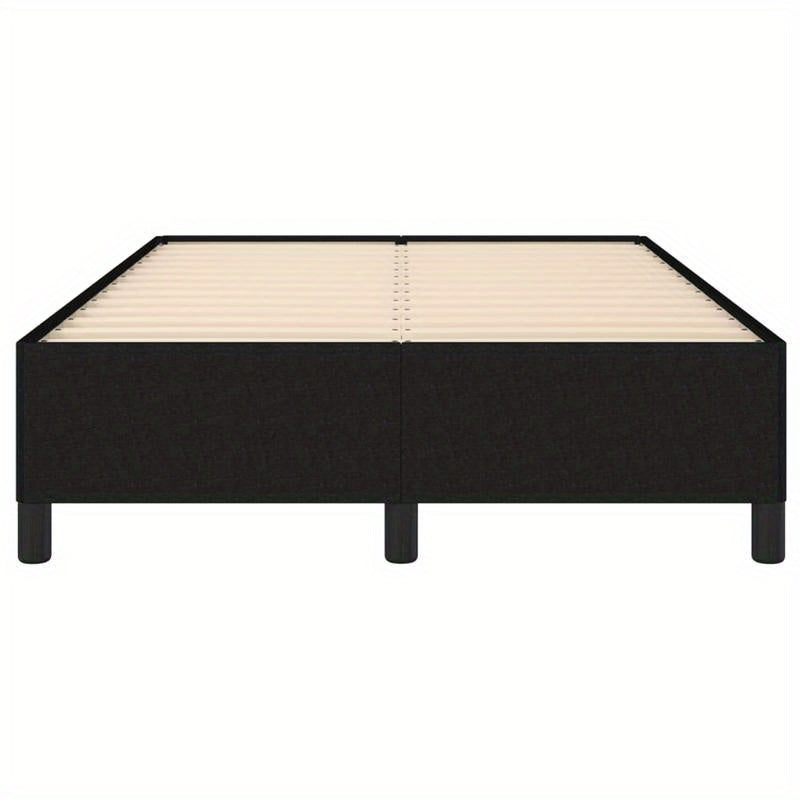 Bed frame without Mattress Black 120x200cm Tissue Practical, removable, suitable for all seasons