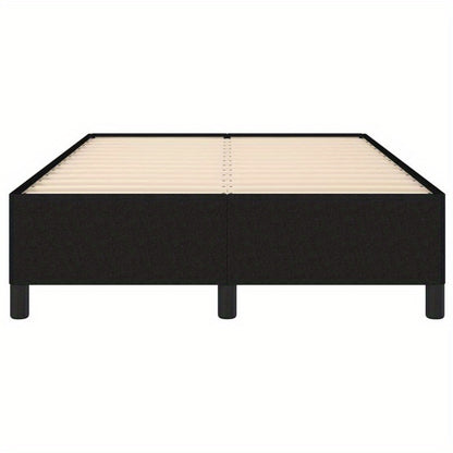 Bed frame without Mattress Black 120x200cm Tissue Practical, removable, suitable for all seasons