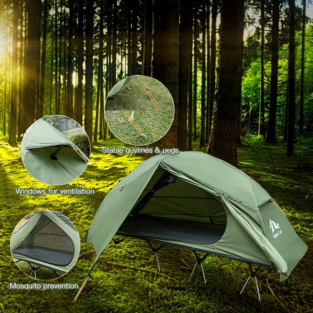 Campingbed – Reisbed – Kampeerbed – Outdoor Bed – Tent – Verhoogd Slaapoppervlak – Lichtgewicht Aluminium Frame