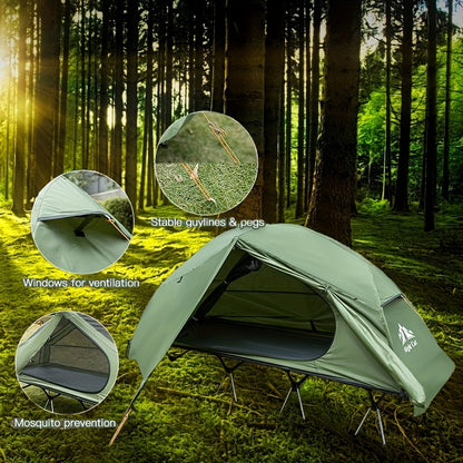 Campingbed – Reisbed – Kampeerbed – Outdoor Bed – Tent – Verhoogd Slaapoppervlak – Lichtgewicht Aluminium Frame