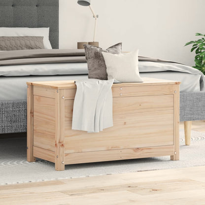 Opbergbox – Opbergdoos – Opbergkist – Houten Box – Opbergbak – Massief Dennenhout – Compacte Afmetingen 80x40x45,5 cm – Stevig & Duurzaam Design