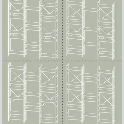 Boekenplank – Boekenrek – Wandplank – Boekenhouder – Witte Verticale Boekenkast – 17 Verstelbare Planken – 24x152x186 cm – Met Metaal Frame