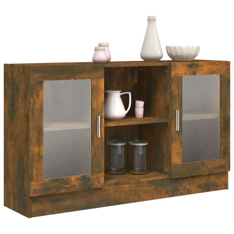 Simple Sideboard, Spacious Storage Cabinet with Display Shelf, Suitable for Kitchen, Living Room, Stylish Furniture, Offers Additional Storage Space and Home Decor, Ensures Safety. Display Cabinet 120x30.5x70 cm, Treated Wood
