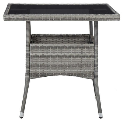 Outdoor Eettafel – Tuinmeubel – Campingtafel – Balkon Tafel – Compact Tafel – Lichtgewicht & Draagbaar – Stevige Poten – Modern Grijs
