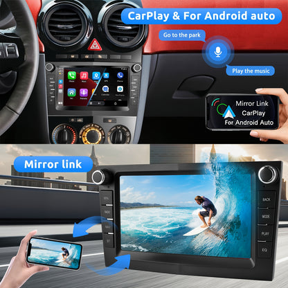 Autoradio – Autostereo – Car Multimedia – Auto Audio – Android 14 Systeem – 7 Inch HD IPS Touchscreen – Draadloos Apple CarPlay & Android Auto