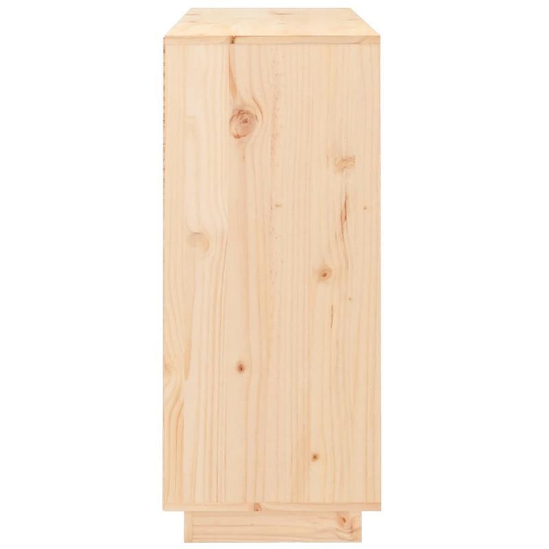 Dressoir – Opbergkast – Ladekast – Buffetkast – Kast – Massief Dennenhout – 104,5x34x80 cm – Modern Europees Design