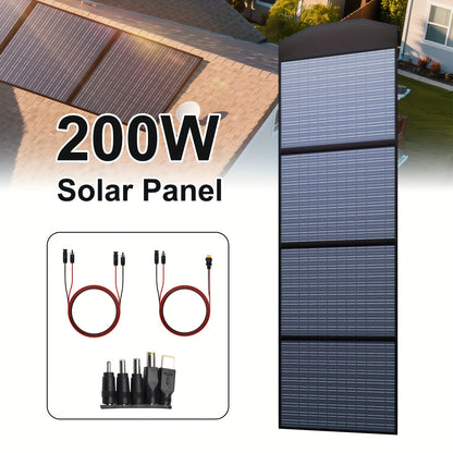 Flexibel Zonnepaneel – Buigbaar Zonnepaneel – Semi-flexibel Zonnepaneel – Mono Zonnepaneel – Solar Module – 200W Vermogen – Lichtgewicht & Weerbestendig