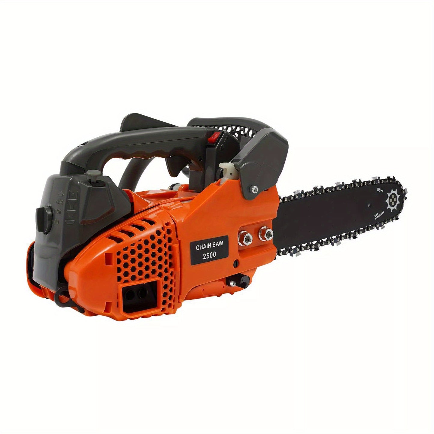 Goodslinesshop Czyurachel 25.4Cc Petrol Chainsaw 1.22Hp | 900W Two-Stroke Single Hand Chainsaw Petrol | Chain Saw with Integrated Air Cooling System | Enhanced Safety Lock & Automatic Reverse | Observable Oil Level [Shop of S