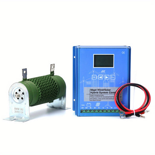 Ladercontroller – Laadregelaar – Laadcontroller Hybride – Zonne-energie Regulator – Windenergie Controller – 48V MPPT Technologie – LCD Display Dump Load Functie