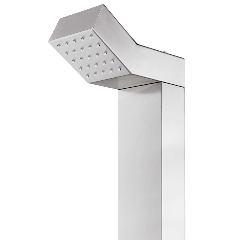 Buitendouche – Tuindouche – Zwembaddouche – Solar douche – Campingdouche – RVS 220 cm – Weerbestendig staal